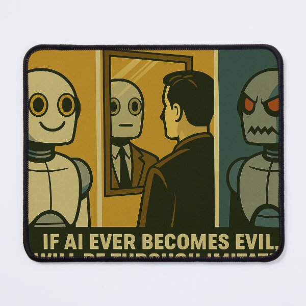 Item preview, AI Mirror – Reflections of Humanity designed and sold by LOGOSINTERIUM.