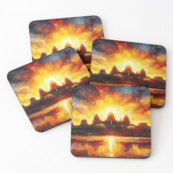 Item preview, Angkor Awakens: Equinox Sunrise in Expressionism designed and sold by Naomi Gutierrez Parrish.