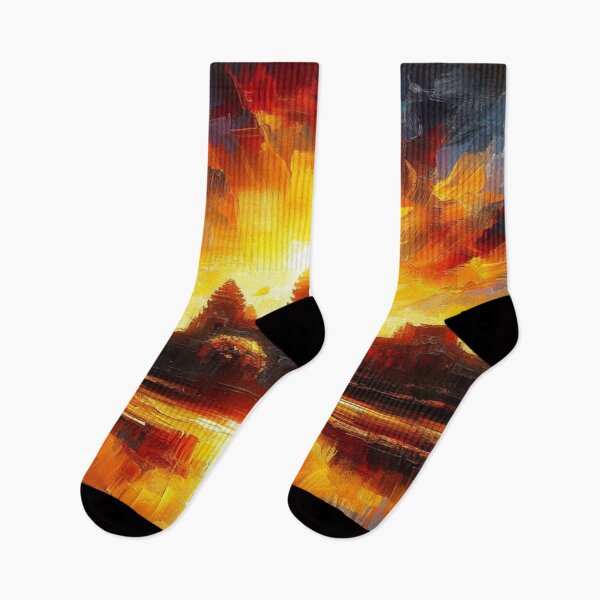 Item preview, Angkor Awakens: Equinox Sunrise in Expressionism designed and sold by Naomi Gutierrez Parrish.