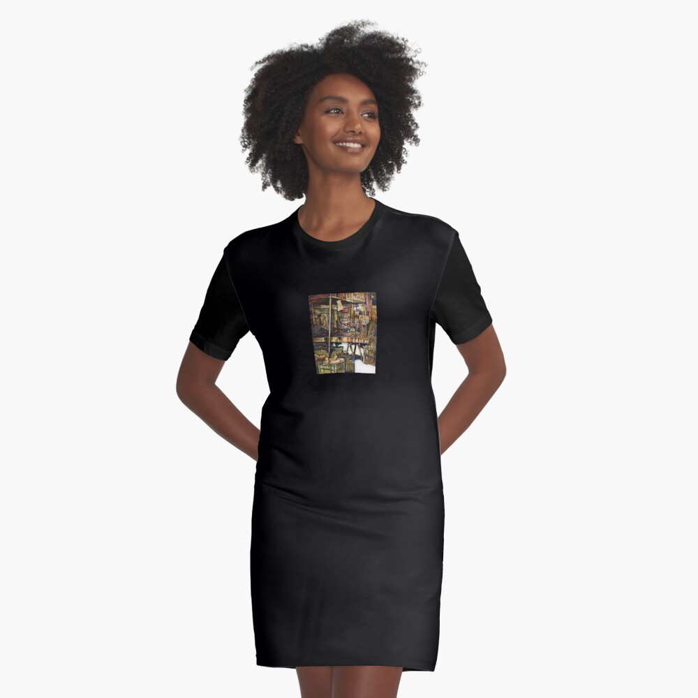Item preview, Graphic T-Shirt Dress designed and sold by gayeelise.