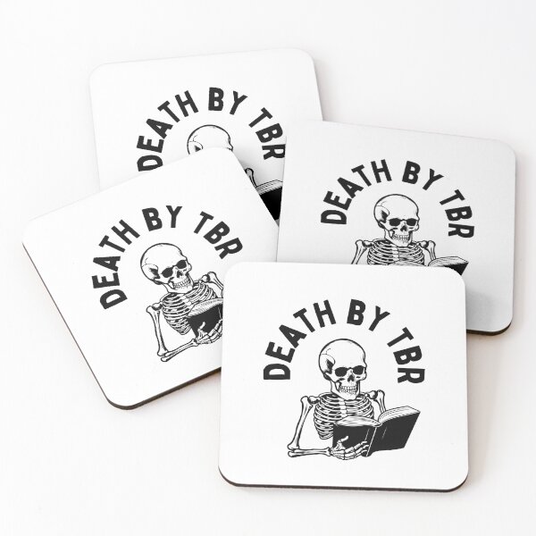 Item preview, Death by tbr funny Kindle sticker  designed and sold by ebzil studio.