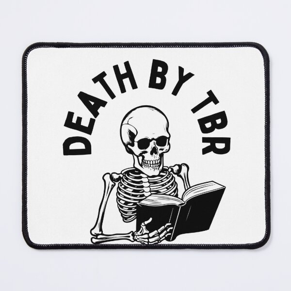 Item preview, Death by tbr funny Kindle sticker  designed and sold by ebzil studio.