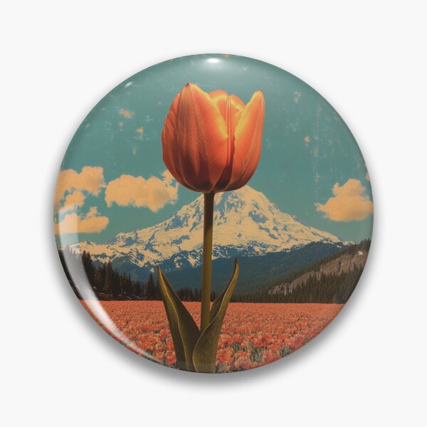 Item preview, TULIPS and Mount Baker designed and sold by Gritz - Photographer, AI Artist.