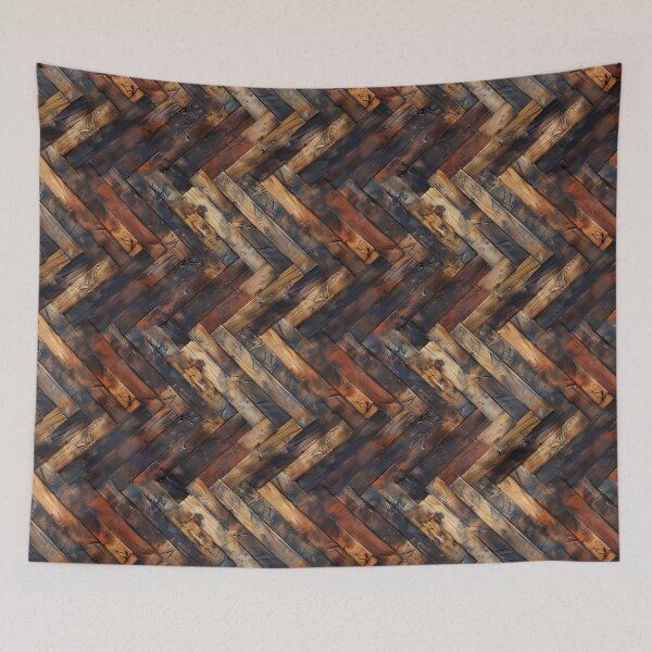 Item preview, Rustic Herringbone Wood Grain designed and sold by NTGUILTY.