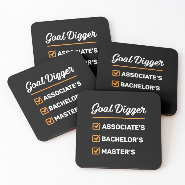 Item preview, Goal Digger Master's Degree Graduation Diploma Bachelors designed and sold by DexertimaArt.