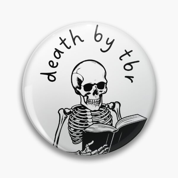 Item preview, Death by tbr funny Kindle sticker  designed and sold by ebzil studio.