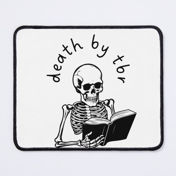 Item preview, Death by tbr funny Kindle sticker  designed and sold by ebzil studio.