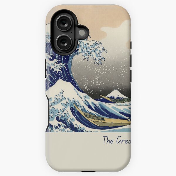 Vista previa del artículo con la obra «Polaroid de la ola de Hokusai», diseñado y vendido por Andriana Chacholiades.