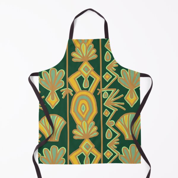 Item preview, Green and Gold Art Deco designed and sold by RepeatCandy.