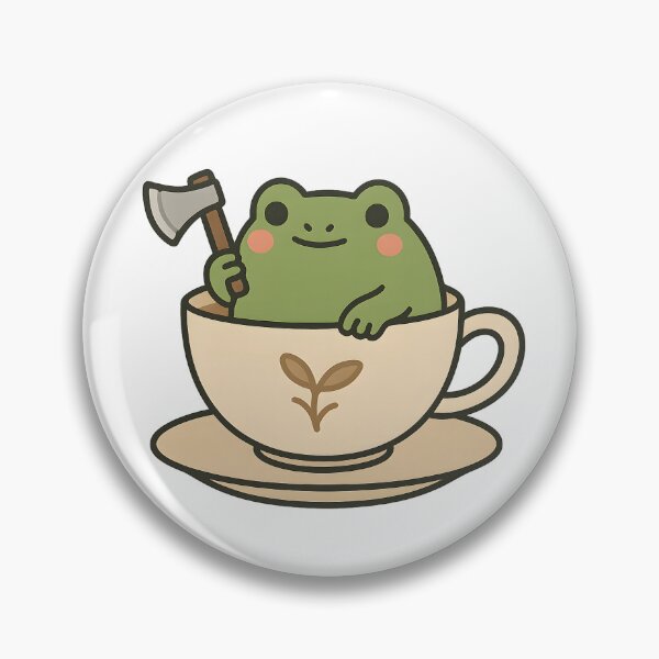 Item preview, Larry: Teacup axe frog designed and sold by wildoug.