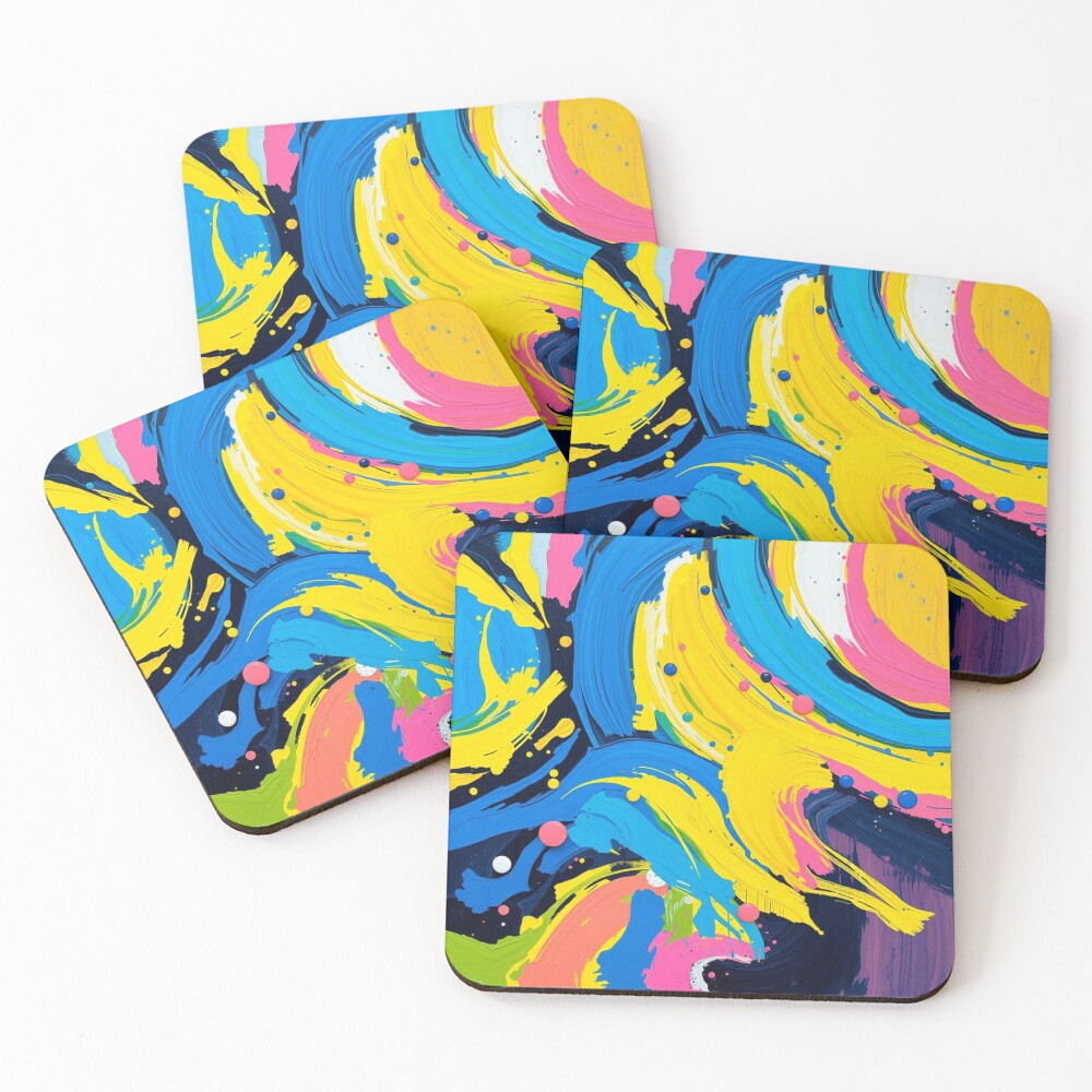 Item preview, Coasters (Set of 4) designed and sold by BeeTheArtCo.