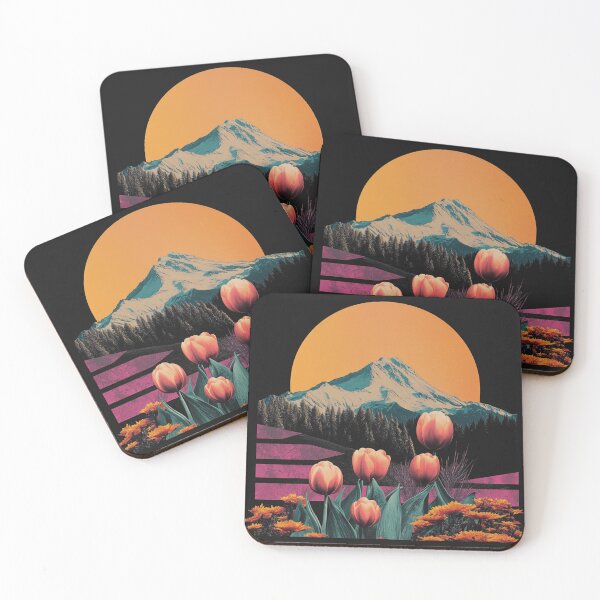 Item preview, Tulips 80s Sunrise designed and sold by Gritz - Photographer, AI Artist.