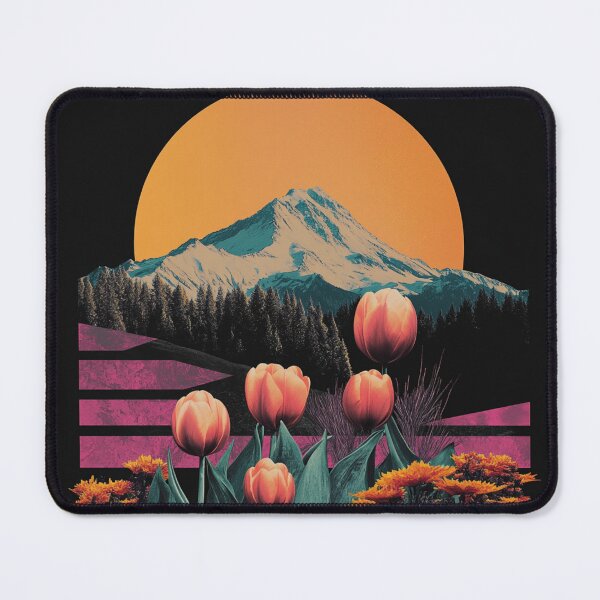Item preview, Tulips 80s Sunrise designed and sold by Gritz - Photographer, AI Artist.