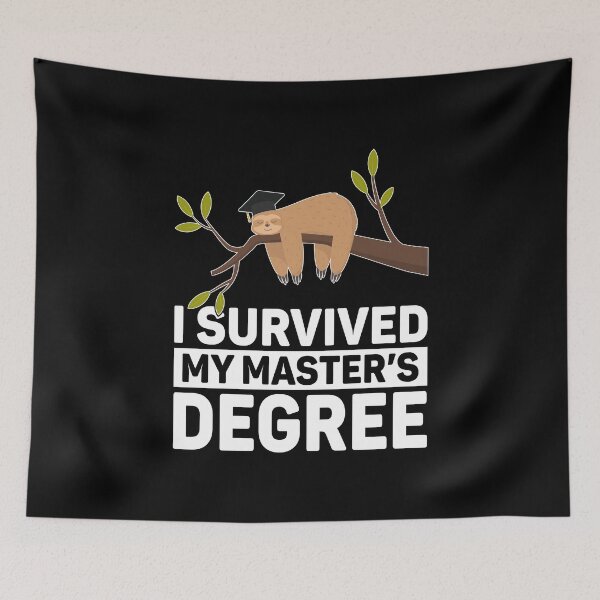 Item preview, Master’s Degree Sloth MBA Masters Degree Graduation designed and sold by DexertimaArt.