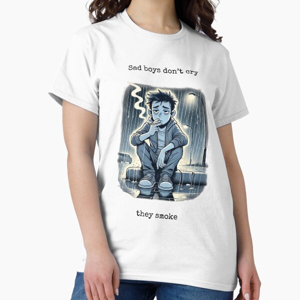 Item preview, Sad boys don't cry designed and sold by OsobliwyOn.