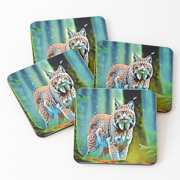 Item preview, Forest Lynx Gaze Design designed and sold by Health And Fitness Posts e-Store.