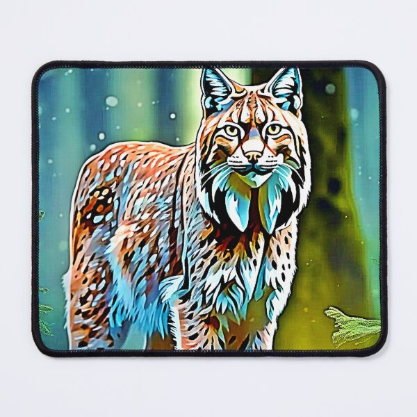 Item preview, Forest Lynx Gaze Design designed and sold by Health And Fitness Posts e-Store.