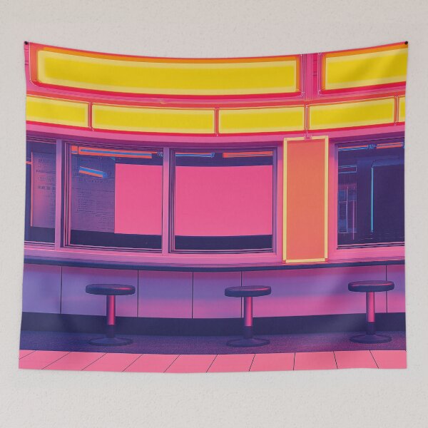 Item preview, Neon Diner Dream designed and sold by Bearabilia.