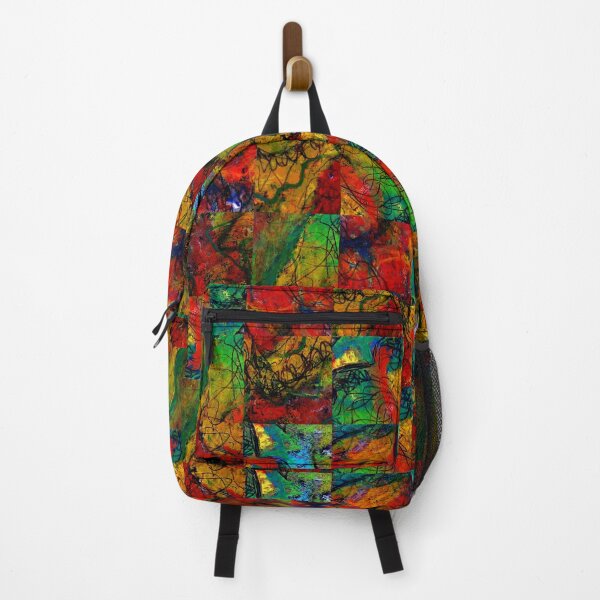 Item preview, Colorful, vibrant and bold abstract patchwork collage designed and sold by Prem-Adri.