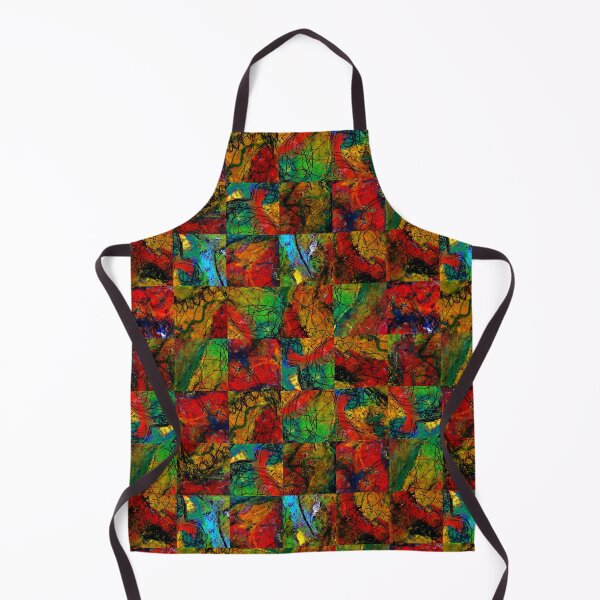 Item preview, Colorful, vibrant and bold abstract patchwork collage designed and sold by Prem-Adri.
