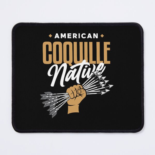 Item preview, AMERICAN COQUILLE NATIVE - Fist of Arrows - Indian Culture BLACK designed and sold by Darling DeDe.