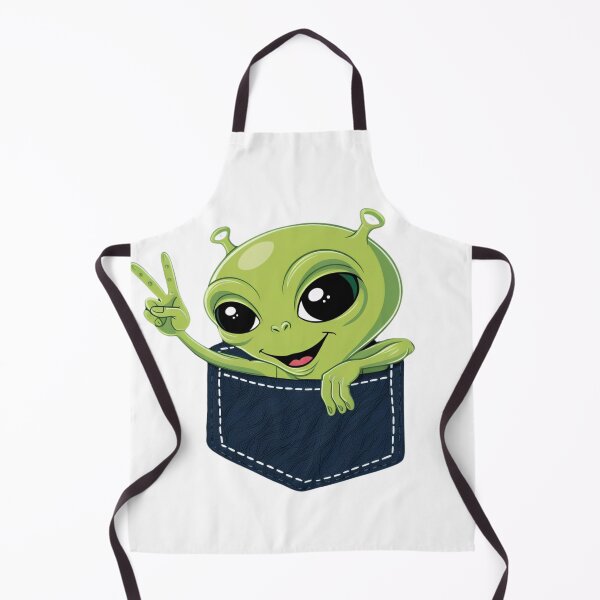 Item preview, Alien Peace Pocket Ufo designed and sold by ArtFromBeyond.