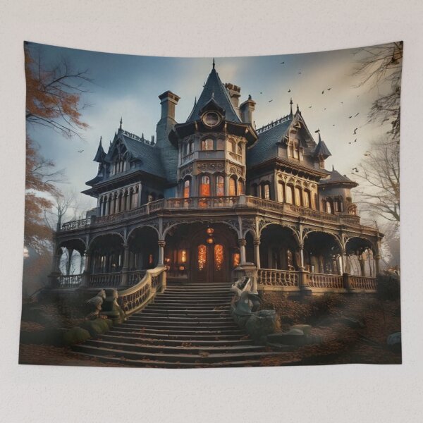 Item preview, Lifestyle Hub: Haunted Victorian Mansion designed and sold by M&M Lifestyle Hub.