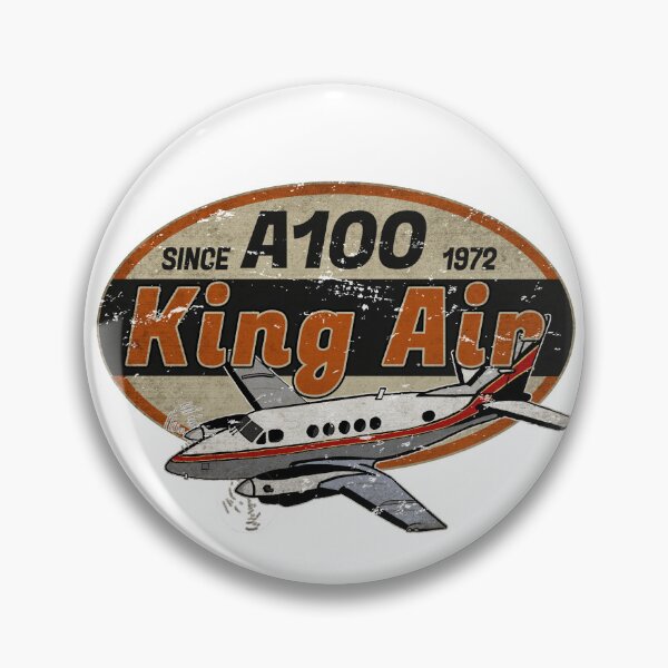 Item preview, A100 King Air Since 1972 Airplane Pilot Vintage Retro designed and sold by RealPilotDesign.
