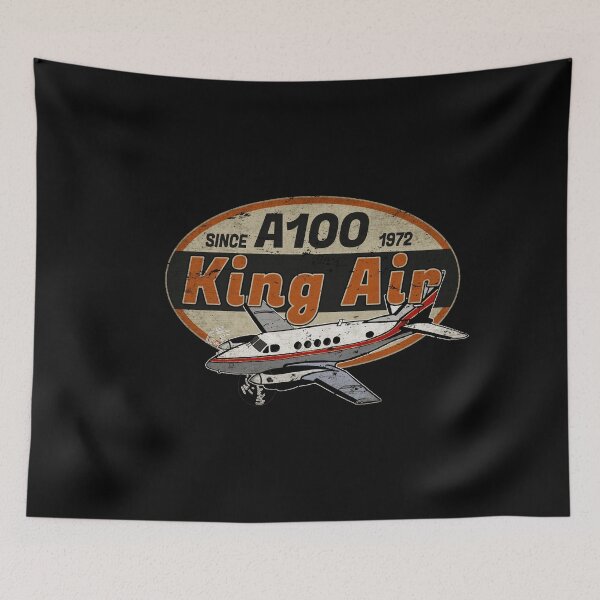 Item preview, A100 King Air Since 1972 Airplane Pilot Vintage Retro designed and sold by RealPilotDesign.