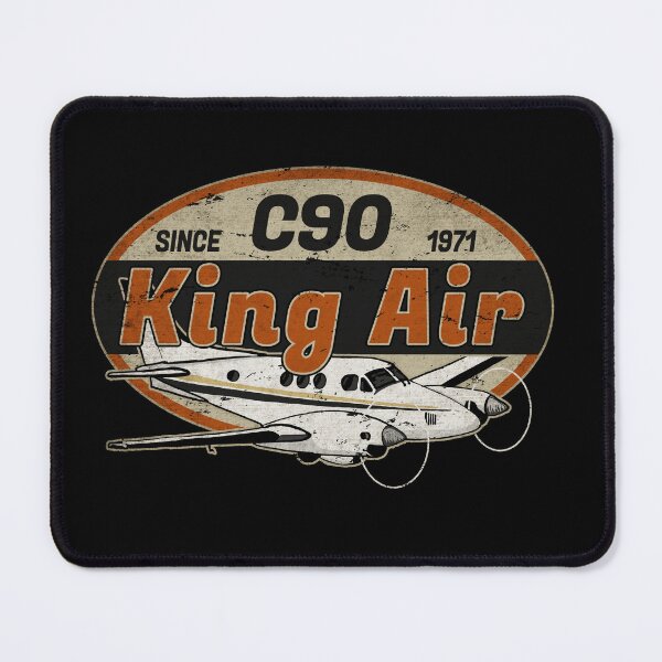 Item preview, C90 King Air Since 1971 Airplane Pilot Vintage Retro designed and sold by RealPilotDesign.