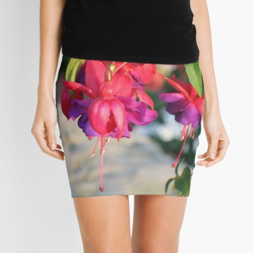 Dangling Fuchsia Mini Skirt
