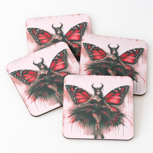 Item preview, Dark Enchantress – Gothic Butterfly Ballerina designed and sold by GothicRubette.