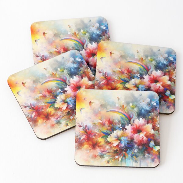 Item preview, Happiness is Springtime Florals designed and sold by BeeTheArtCo.