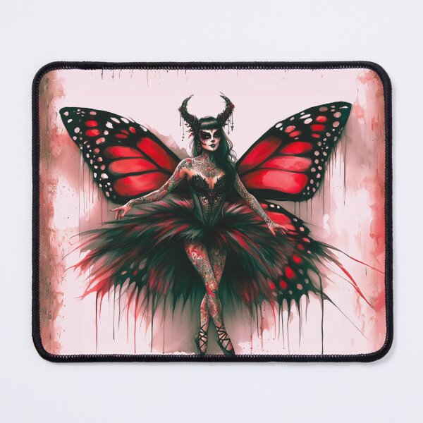 Item preview, Dark Enchantress – Gothic Butterfly Ballerina designed and sold by GothicRubette.