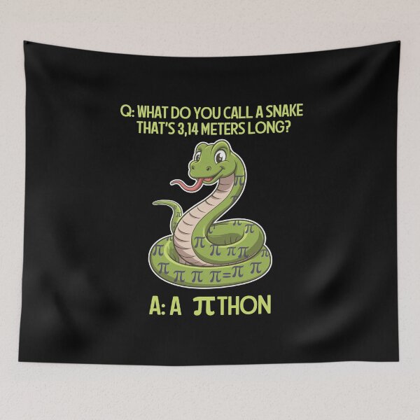 Item preview, Python Pithon Pi Symbol Funny Math Teacher Pi Day 3.14 designed and sold by DexertimaArt.
