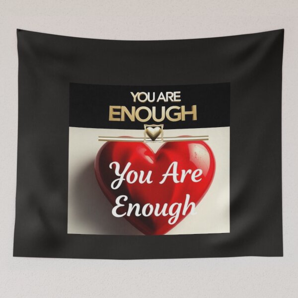 Item preview, YOU ARE ENOUGH T-SHIRT – Uplift, Empower, and Inspire! designed and sold by Mikel-empire.