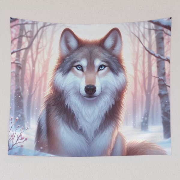 Item preview, Beautiful Pink Wolf designed and sold by nikkolaus.