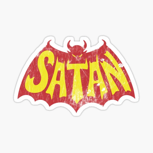 Item preview, Satan Retro Logo designed and sold by The Common Tee.