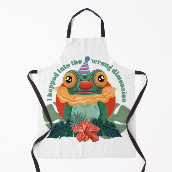 Item preview, I Hopped Into the Wrong Dimension – Funny Clown Frog designed and sold by TheCrayonNest.