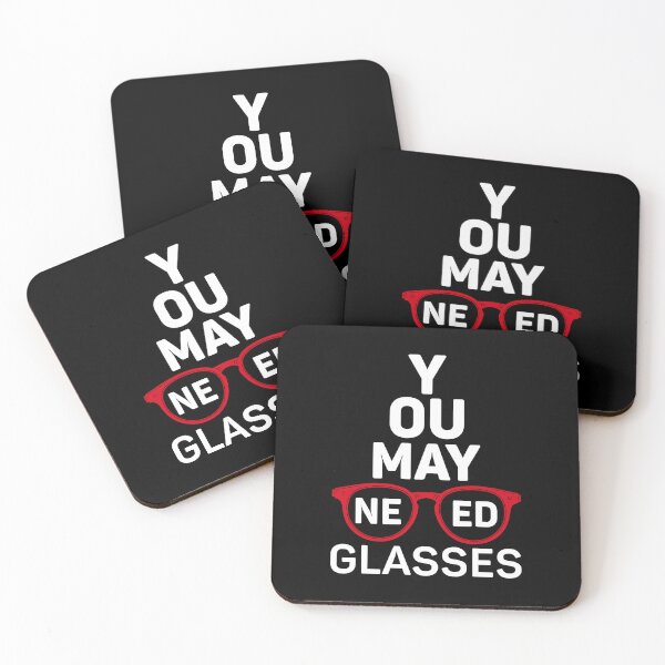 Item preview, You May Need Glasses Eye Chart - Funny Optometry designed and sold by DexertimaArt.