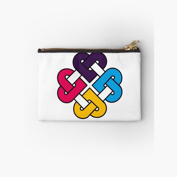 Item preview, Celtic Quarter Heart Pride Knot - Polyamorous | Poly | Polyamory Color Block designed and sold by cjo582.