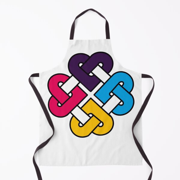 Item preview, Celtic Quarter Heart Pride Knot - Polyamorous | Poly | Polyamory Color Block designed and sold by cjo582.