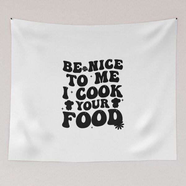 Item preview, Be Nice To Me – I Cook Your Food Funny Lunch Chef Design designed and sold by artcultreone.