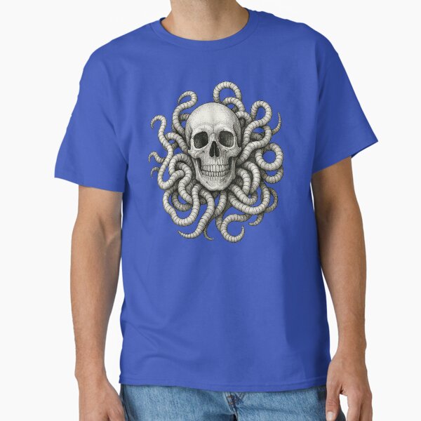 Item preview, Cthulhu Skull & Tentacles | Cosmic Horror Ink Drawing | Dark Lovecraftian Art designed and sold by Candlewood Museum & Gift Shoppe.