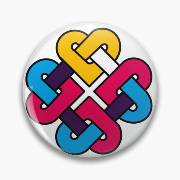 Item preview, Celtic Quarter Heart Pride Knot - Polyamorous | Poly | Polyamory  designed and sold by cjo582.