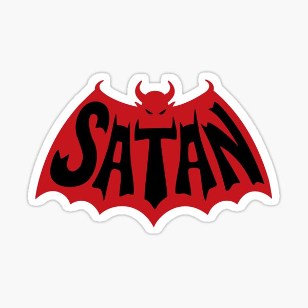 Item preview, Satan Retro Logo designed and sold by The Common Tee.