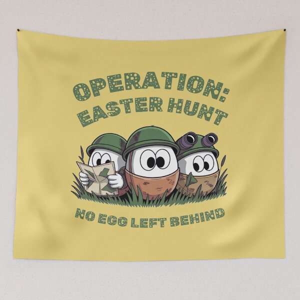Item preview, No Egg Left Behind Easter Humor designed and sold by ketkacreations.