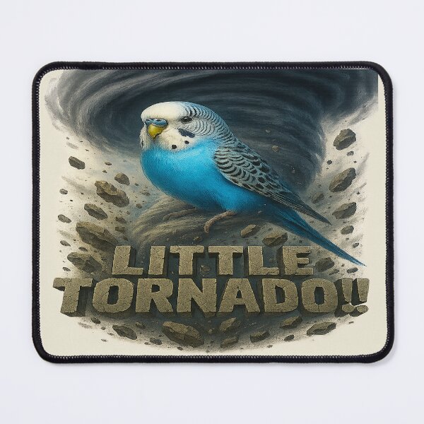 Item preview, Energetic  budgerigar designed and sold by LOKOthing.