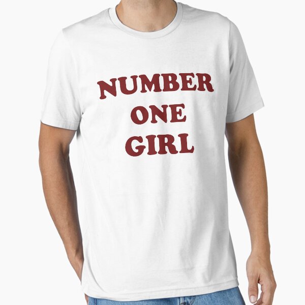ROSÉ POPUP Number One Girl T-SHIRT ROSE - ROSIE APT OFFICIAL MD NUMBER ONE GIRL BLUE T-SHIRT