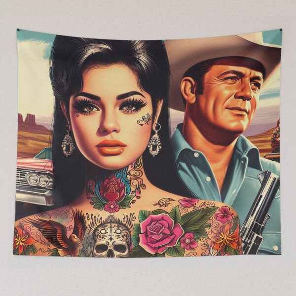 Item preview, Inked Cowgirl designed and sold by PulpVintage.